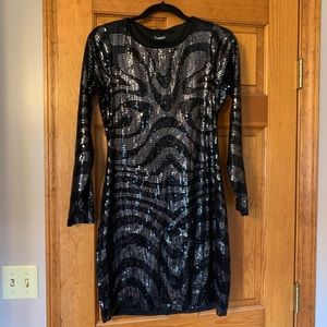 Express Sequin Mini Dress